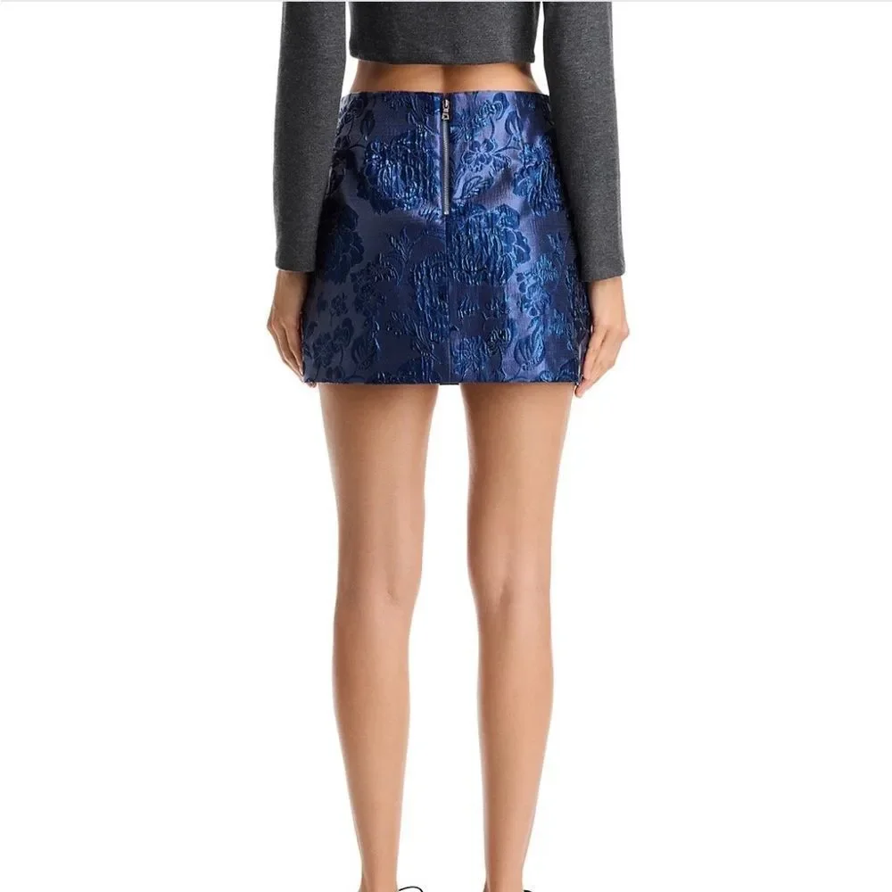 NWT Alice + Olivia Elana Floral Brocade Miniskirt $275